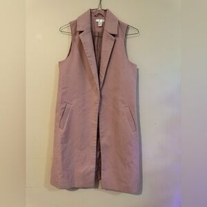 Women’s sleeveless long coat